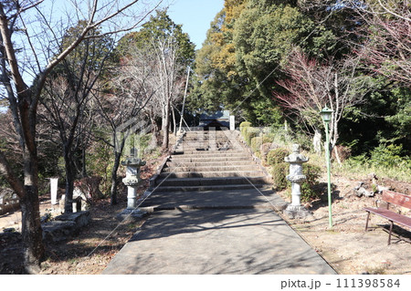 初春の山口熊野神社 111398584