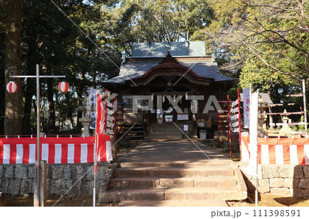 初春の山口熊野神社 初春の山口熊野神社 111398591