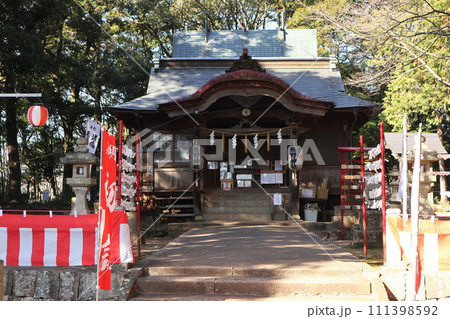 初春の山口熊野神社 初春の山口熊野神社 111398592