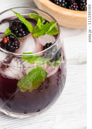 Fresh blackberry drink Fresh blackberry drink 111399160