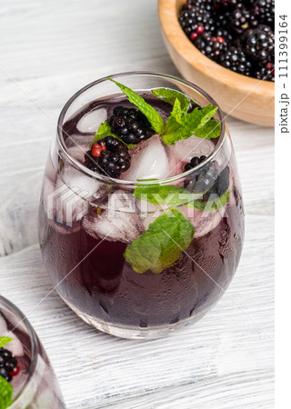 Fresh blackberry drink Fresh blackberry drink 111399164