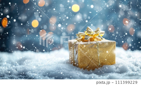Christmas greeting card featuring a Noel festive backdrop, Ai Generated Christmas greeting card featuring a Noel festive backdrop, Ai Generated 111399229