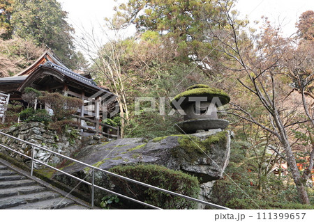 静寂な西の京の山口大神宮の風景 111399657
