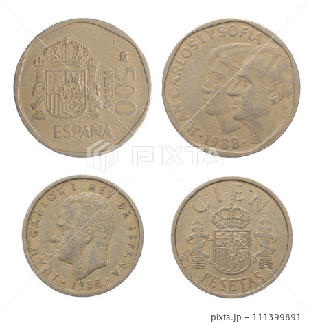 Old Spanish coins Old Spanish coins 111399891