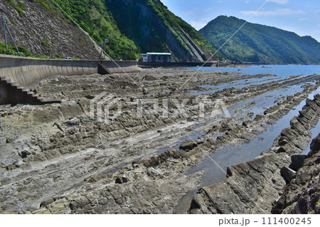 小伊津海岸の洗濯岩 島根 洗濯岩 小伊津海岸 小伊津海岸の洗濯岩 島根 洗濯岩 小伊津海岸 111400245