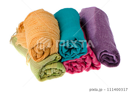 Colorful scarves 111400317