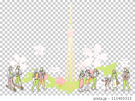 インバウンド手ぶら観光のフレーム インバウンド手ぶら観光のフレーム 111403313