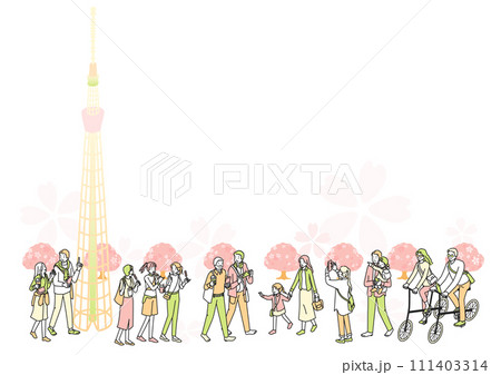 インバウンド手ぶら観光のフレーム 111403314