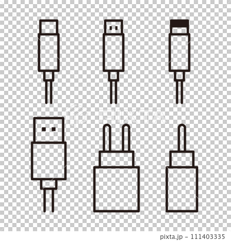 cable set icon 111403335