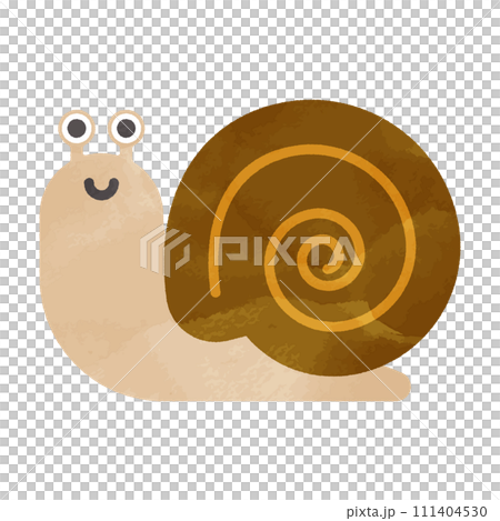 蝸牛水彩插圖 111404530