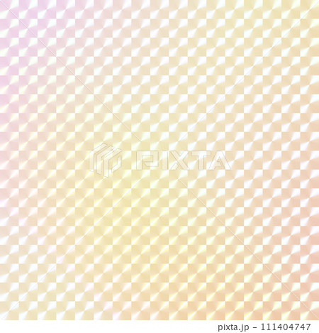 ホログラムオーロラカラーのステッカーシート。春イメージ。 ホログラムオーロラカラーのステッカーシート。春イメージ。 111404747