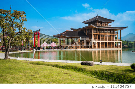 Japanese theme park Hinoki Land in Chai Prakan District, Chiang Mai, Thailand 111404757