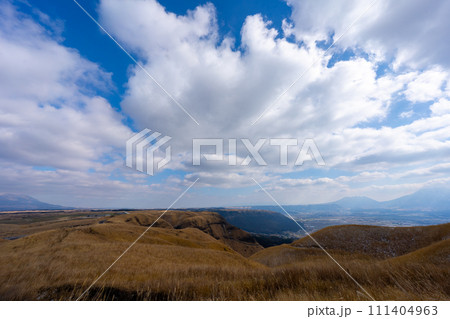 熊本阿蘇　大観峰からの風景 111404963