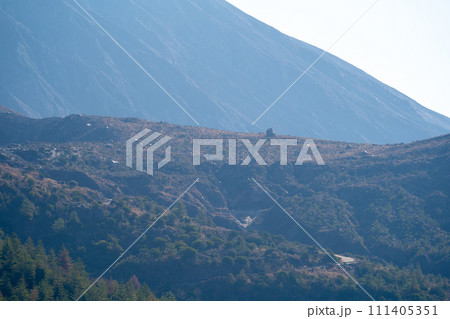 鹿児島 桜島の火山の風景 鹿児島 桜島の火山の風景 111405351