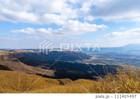 熊本阿蘇 大観峰からの風景 熊本阿蘇 大観峰からの風景 111405497