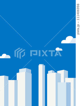 ビルの抽象的な背景イメージイラスト ビルの抽象的な背景イメージイラスト 111406998