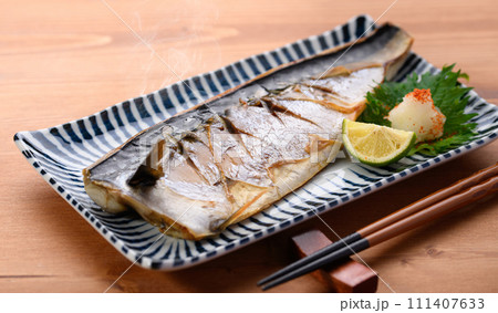 さばの塩焼き さばの塩焼き 111407633