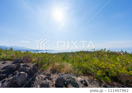 鹿児島 桜島の風景 有村溶岩展望所 鹿児島 桜島の風景 有村溶岩展望所 111407962