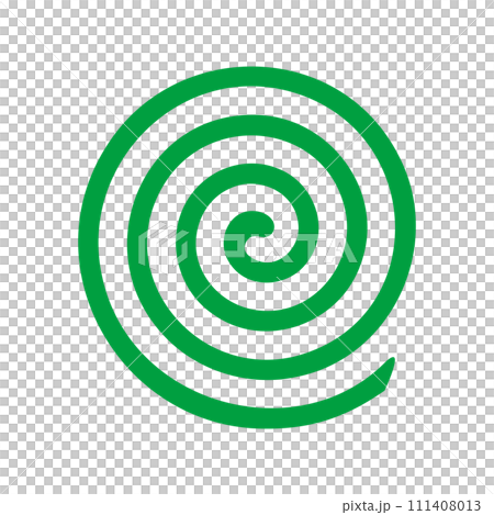 シンプルな蚊取り線香のイラスト 111408013