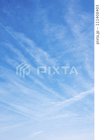 春の空 青空 空 縦写真 イメージ 【東京都】 春の空 青空 空 縦写真 イメージ 【東京都】 111408403
