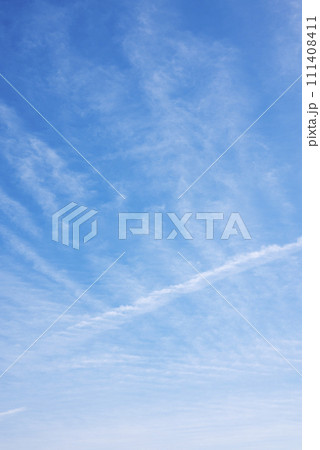 春の空 青空 空 縦写真 イメージ 【東京都】 春の空 青空 空 縦写真 イメージ 【東京都】 111408411