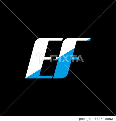 EF letter logo design on black background. EF creative initials letter logo concept. ef icon design. EF white and blue letter icon design on black background. E F EF letter logo design on black background. EF creative initials letter logo concept. ef icon design. EF white and blue letter icon design on black background. E F 111410008