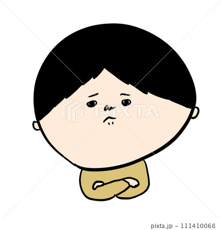 腕組みして悩む人 腕組みして悩む人 111410068