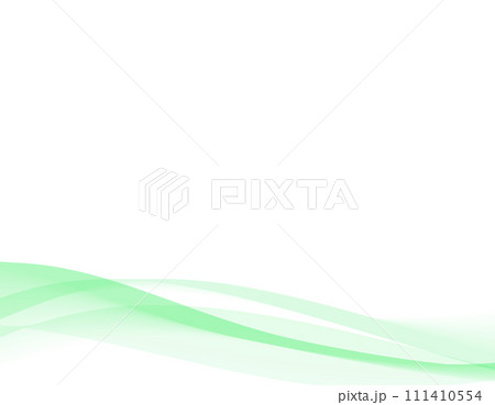 ウェーブデザインのフレーム背景　6 111410554
