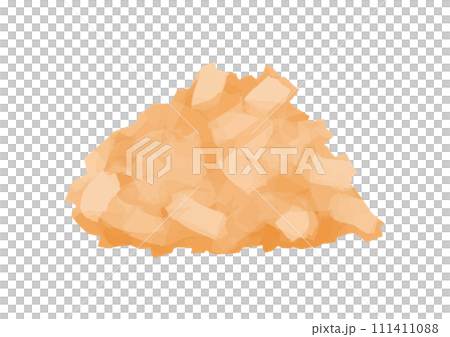 鰹節のイラスト(削り節) 鰹節のイラスト(削り節) 111411088