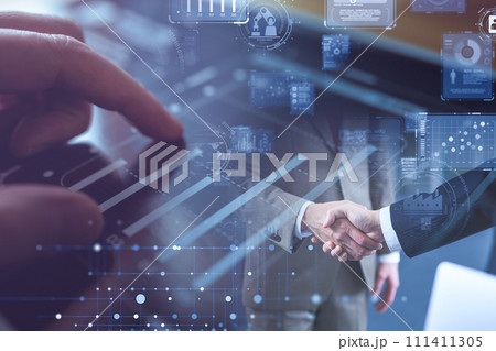 ビジネスの様々な資料 111411305