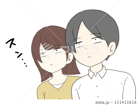 スンとした男女　 111411618