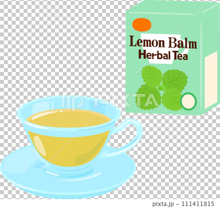盒裝香蜂草茶和茶杯 111411815
