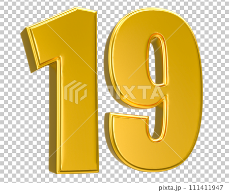 Number Gold 3D Render Number Gold 3D Render 111411947