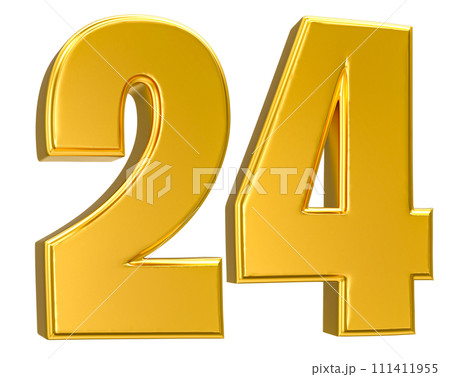 Number Gold 3D Render Number Gold 3D Render 111411955