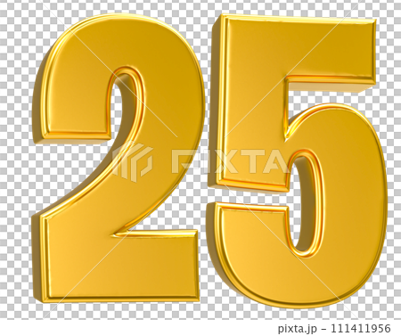 Number Gold 3D Render Number Gold 3D Render 111411956