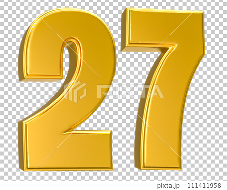 Number Gold 3D Render Number Gold 3D Render 111411958
