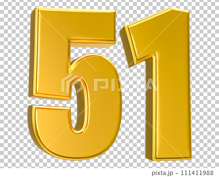Number Gold 3D Render Number Gold 3D Render 111411988