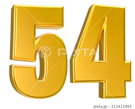 Number Gold 3D Render Number Gold 3D Render 111411993