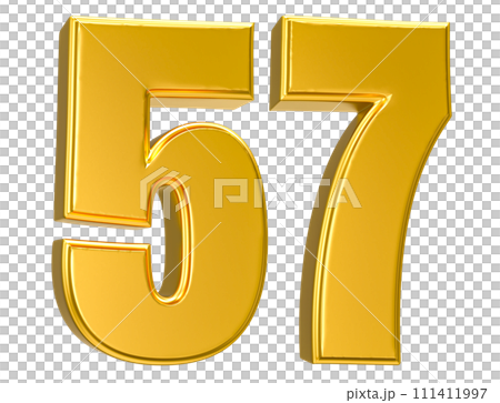 Number Gold 3D Render Number Gold 3D Render 111411997