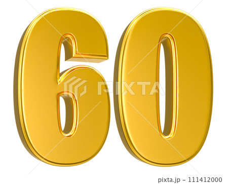 Number Gold 3D Render Number Gold 3D Render 111412000