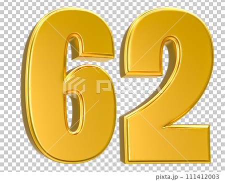 Number Gold 3D Render Number Gold 3D Render 111412003
