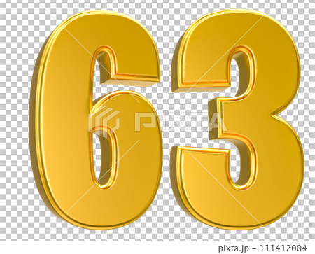 Number Gold 3D Render Number Gold 3D Render 111412004