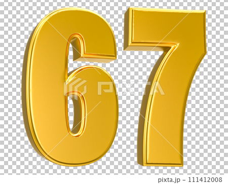 Number Gold 3D Render Number Gold 3D Render 111412008