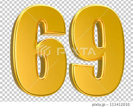 Number Gold 3D Render Number Gold 3D Render 111412010