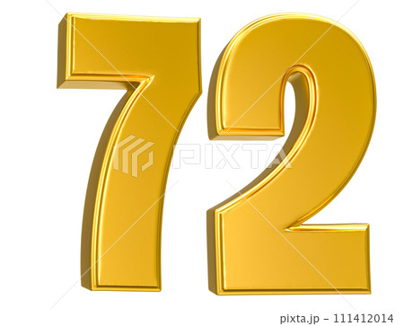 Number Gold 3D Render Number Gold 3D Render 111412014