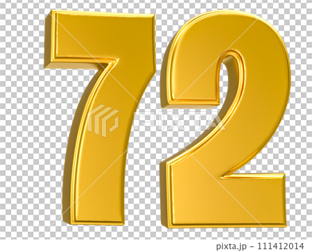 Number Gold 3D Render Number Gold 3D Render 111412014