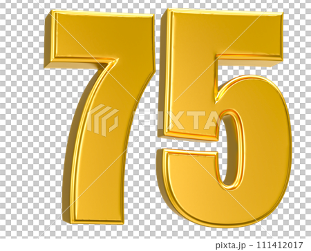 Number Gold 3D Render Number Gold 3D Render 111412017