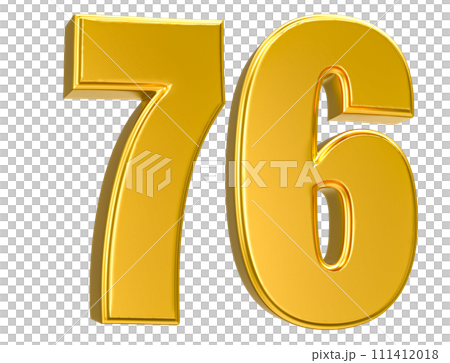 Number Gold 3D Render Number Gold 3D Render 111412018