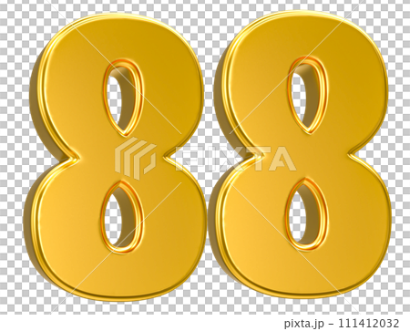 Number Gold 3D Render Number Gold 3D Render 111412032