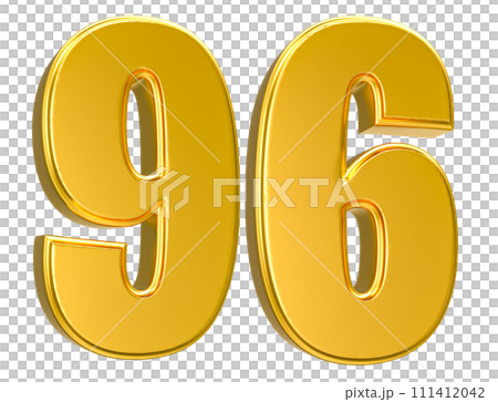 Number Gold 3D Render Number Gold 3D Render 111412042
